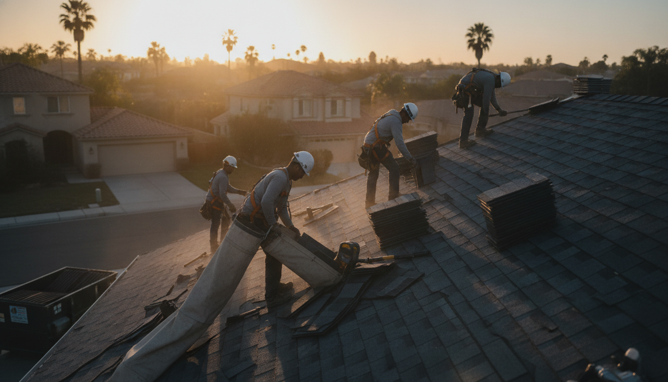 Riverside Roofing team
